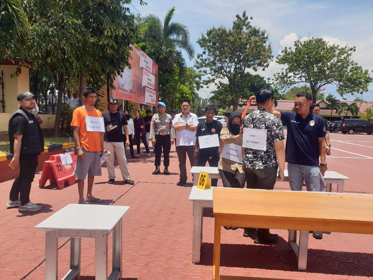 PPA Polresta Palu Gelar Rekonstruksi Kasus KDRT, Suami Bakar Istri hingga Meninggal