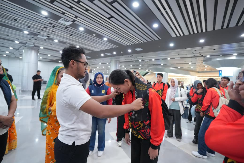 Kontingen Sulteng Disambut Ketua KONI Usai Torehkan 6 Medali di Ajang Pomnas XIX Jawa Tengah 2025