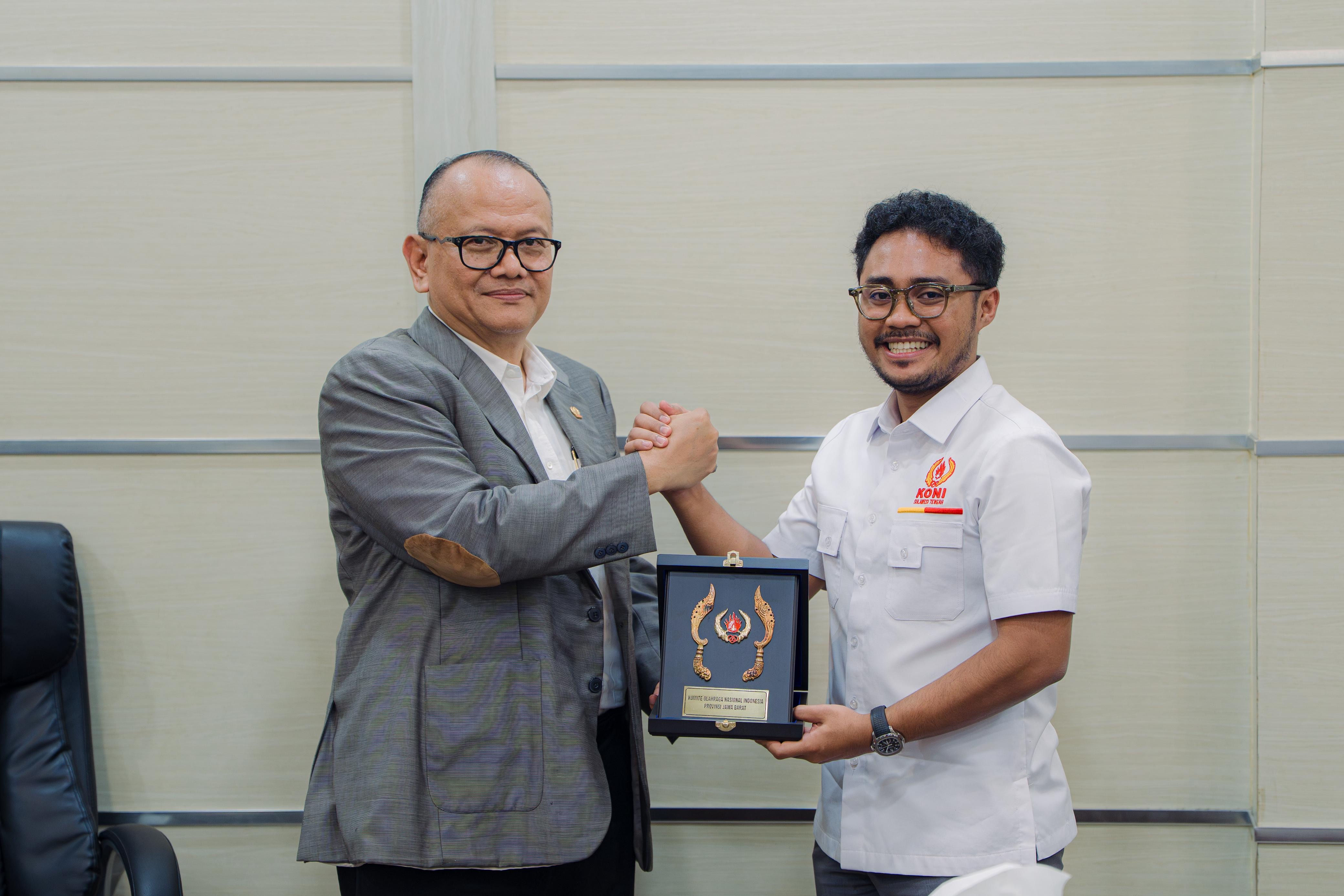 Mantapkan Langkah Menuju PON 2032, KONI Sulteng Perkuat Kolaborasi dengan KONI Jabar