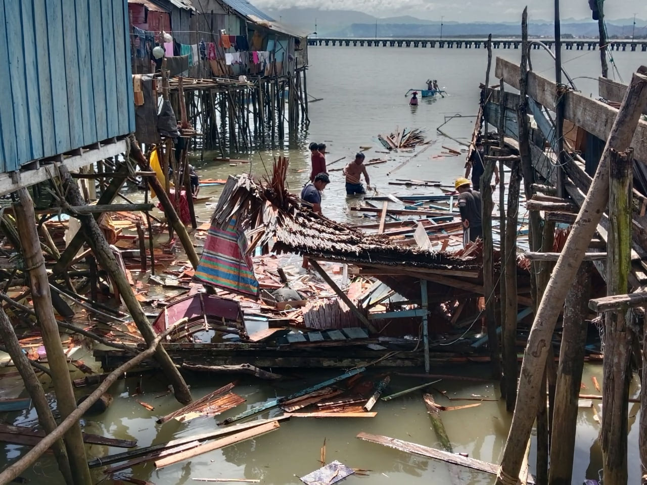 Dua Rumah Rusak, Delapan Jiwa Terpaksa Mengungsi Setelah Angin Kencang di Buol