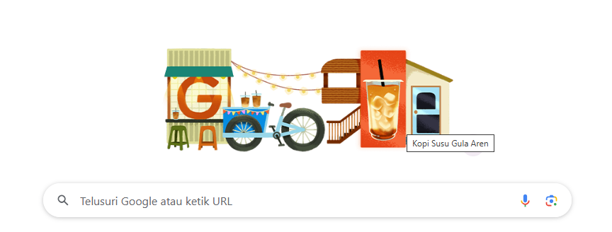 Ada Apa dengan Kopi Susu Gula Aren di Google Doodle Hari Ini? Berikut Cerita di Baliknya