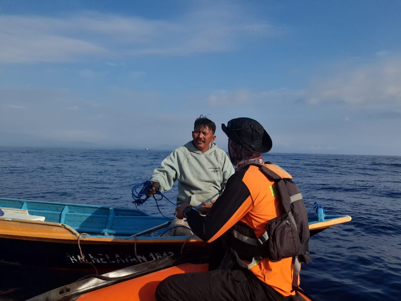 Nelayan Hilang di Laut Morowali Ditemukan Selamat Setelah Sehari Pencarian