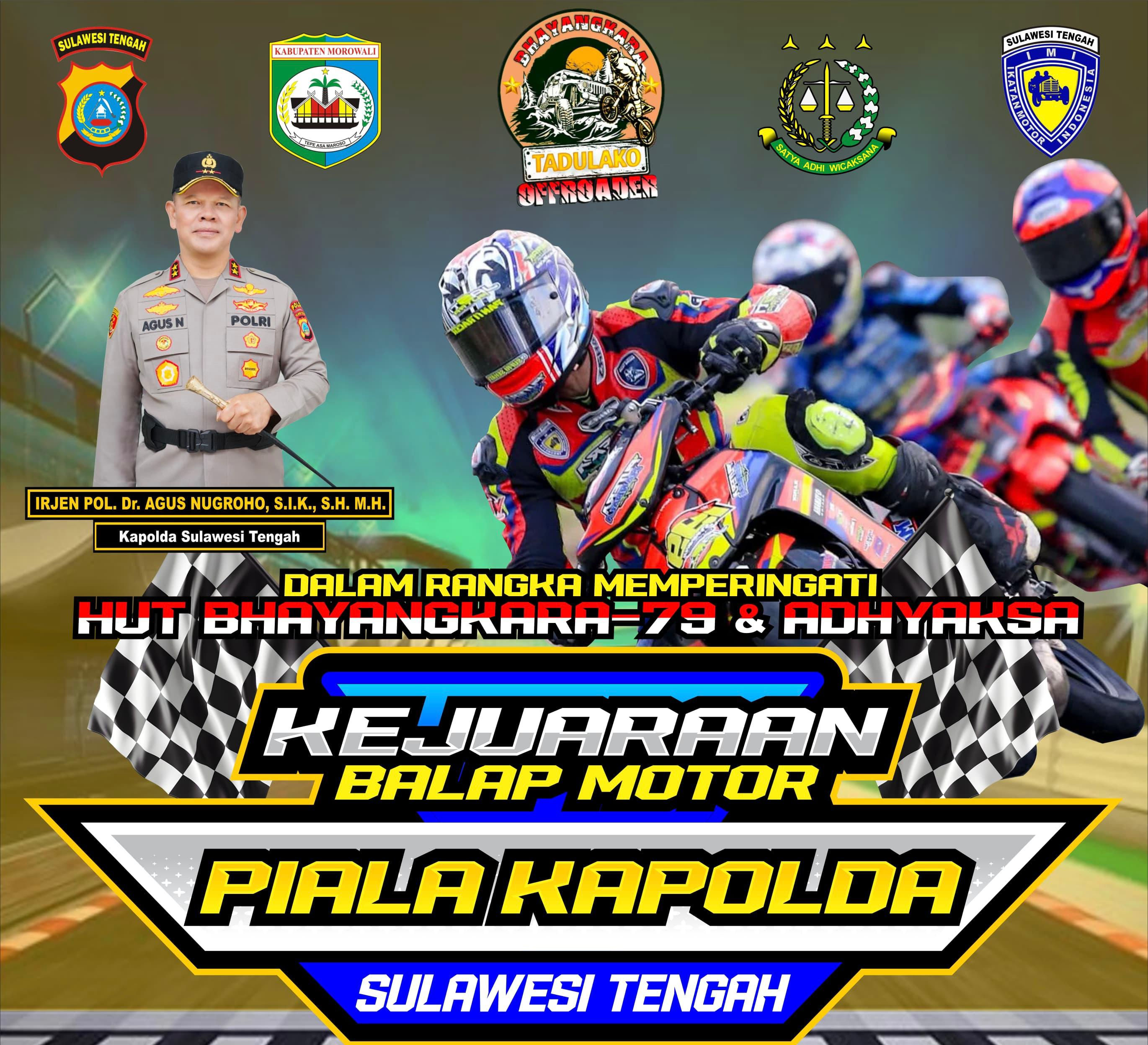 Ratusan Pembalap Siap Unjuk Gigi di Seri 3 Piala Kapolda Sulteng di Morowali