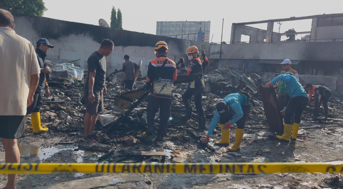 Usai Kebakaran Pasar Inpres Palu, Pedagang Harapkan Bantuan Pembangunan Kembali