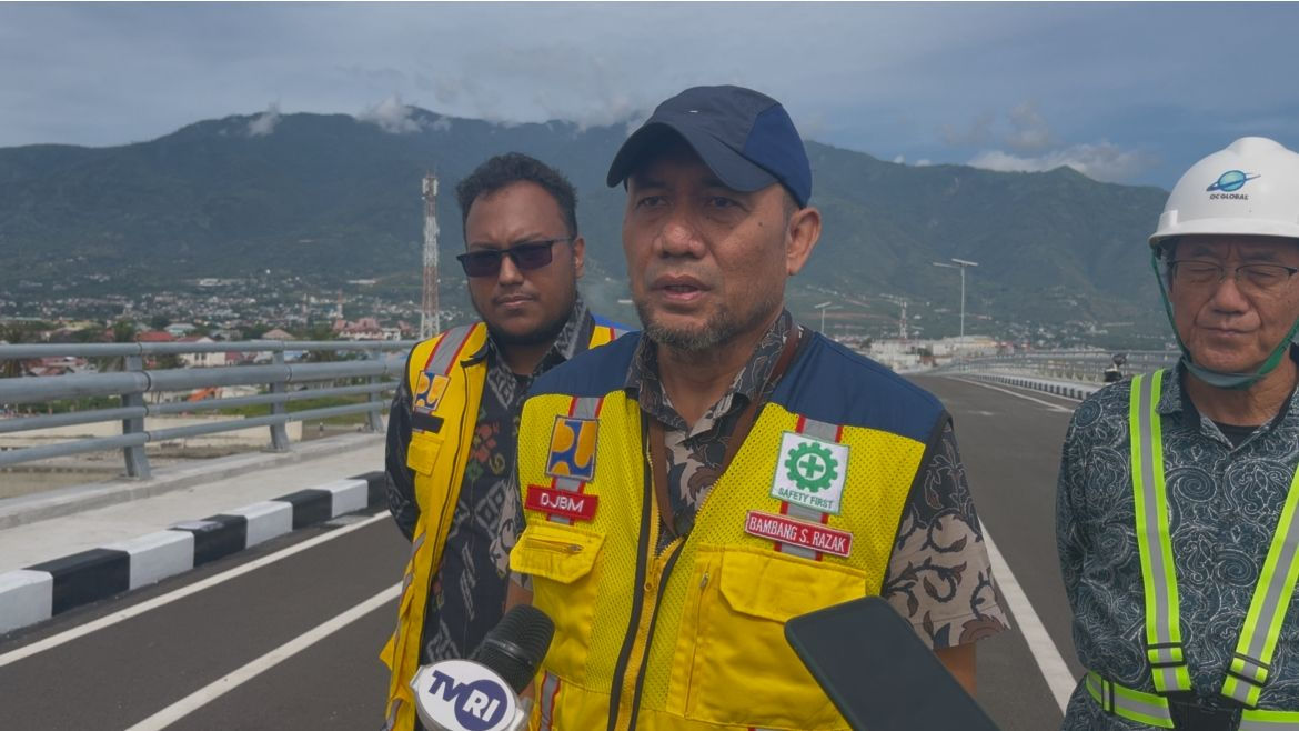 Uji Kelayakan Sukses, Jembatan Palu IV Siap Masuki Tahap Akhir Rekonstruksi