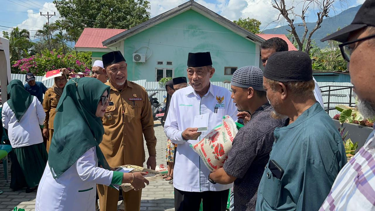 Baznas Palu Salurkan Bantuan Rp186 Juta untuk 319 Warga Palu Barat