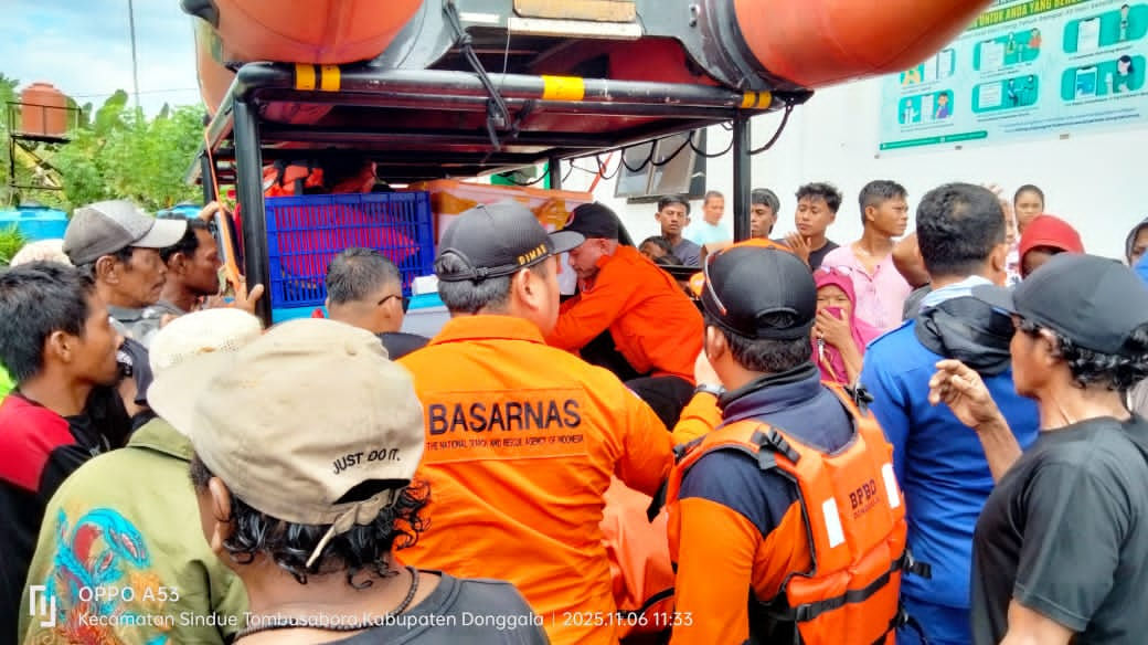 Nelayan yang Hilang di Perairan Batusuya Ditemukan Meninggal Dunia