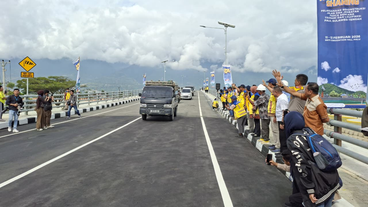 Jembatan Palu IV dan Elevated Road Resmi Dibuka, Warga Sudah Bisa Melintas